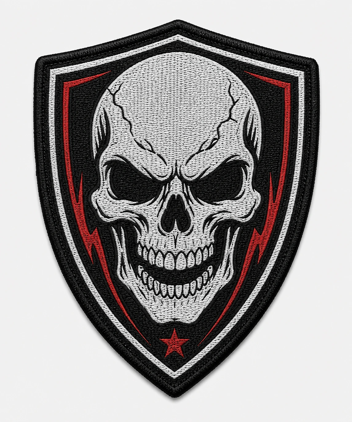Skeleton Woven Patch